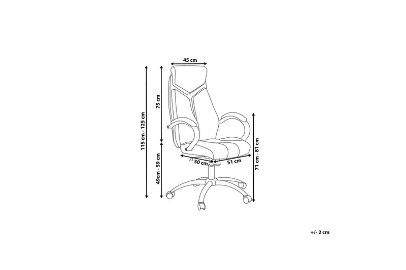 Formel 1-kontorstol - Beige - Møbler - Stole & lænestole - Kontorstole & skrivebordsstole