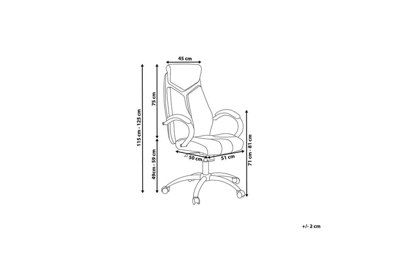 Formel 1-kontorstol - Beige - Kontorstole & skrivebordsstole