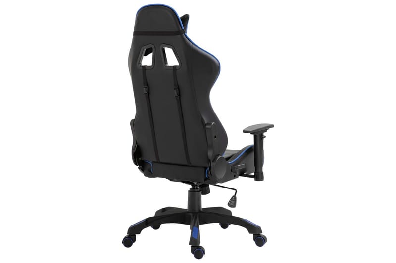 Gamingstol Blå Pu - Blå - Møbler - Stole & lænestole - Kontorstole & skrivebordsstole