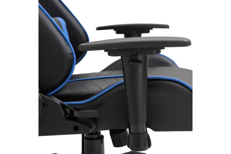 Gamingstol Blå Pu - Blå - Møbler - Stole & lænestole - Kontorstole & skrivebordsstole