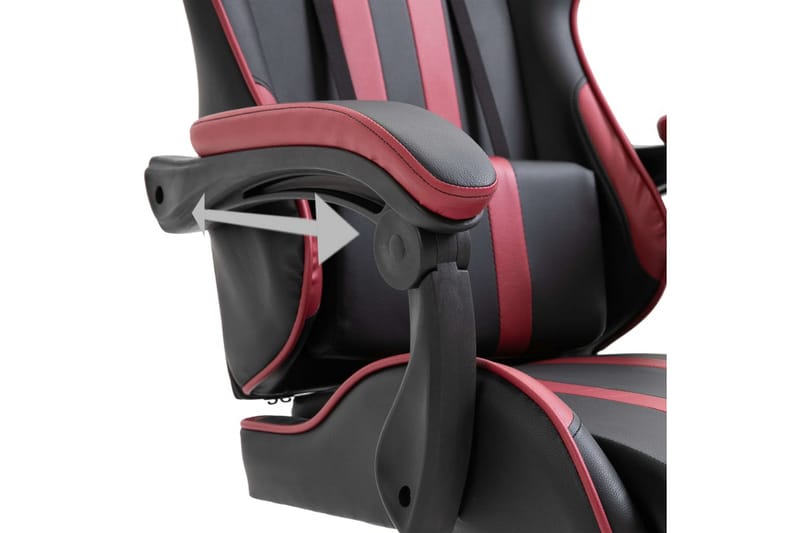 Gamingstol Vinrød Pu - Rød - Møbler - Stole & lænestole - Kontorstole & skrivebordsstole
