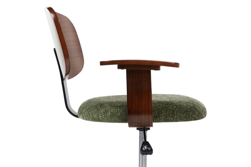Kontorstol Gunnison - Grønt, mørkt træ - Møbler - Stole & lænestole - Kontorstole & skrivebordsstole