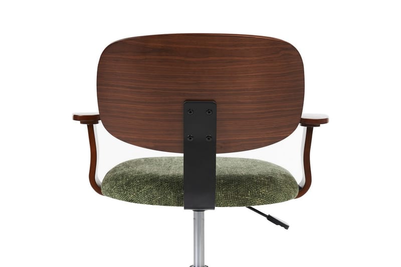 Kontorstol Gunnison - Grønt, mørkt træ - Møbler - Stole & lænestole - Kontorstole & skrivebordsstole