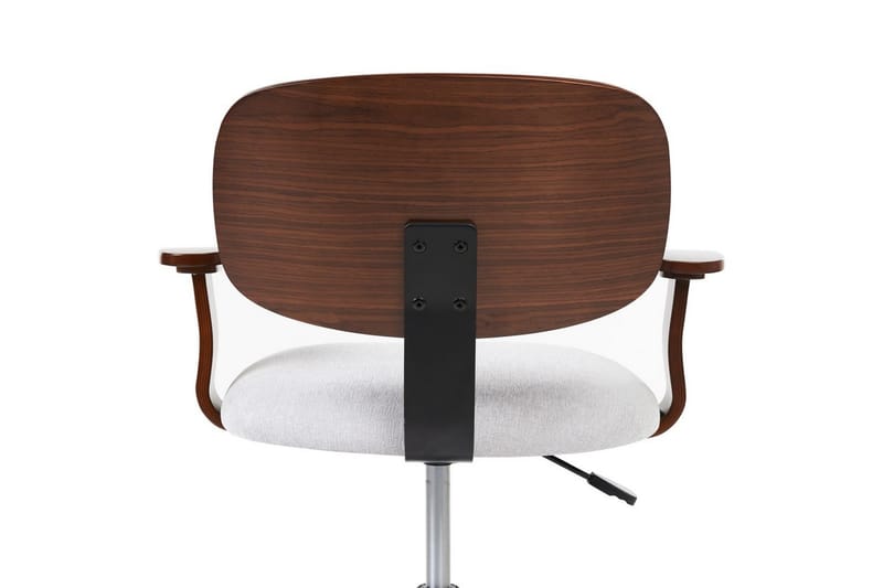 Kontorstol Gunnison - Mørkt træ, gråt - Møbler - Stole & lænestole - Kontorstole & skrivebordsstole