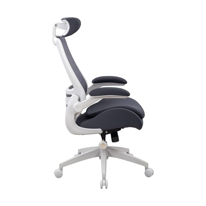 Kontorstol HOME4YOU Danica Mørkegrå/lysegrå - Mørkegrå / lysegrå - Møbler - Stole & lænestole - Kontorstole & skrivebordsstole