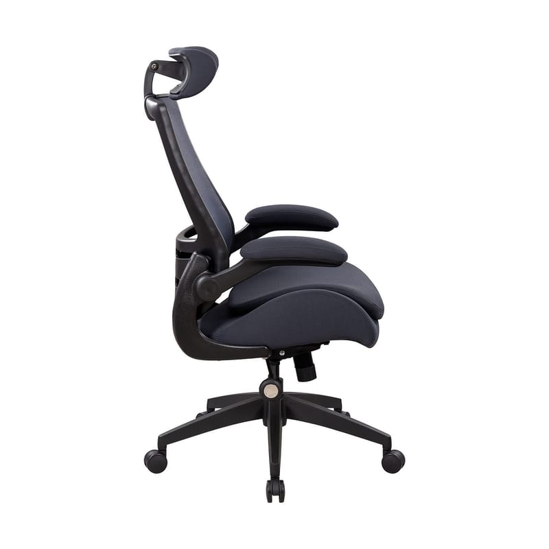 Kontorstol HOME4YOU Danica Mørkegrå/sort - Mørkegrå / sort - Møbler - Stole & lænestole - Kontorstole & skrivebordsstole