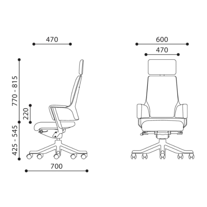 Kontorstol HOME4YOU Delphi Olivengrøn - olivengrøn - Møbler - Stole & lænestole - Kontorstole & skrivebordsstole