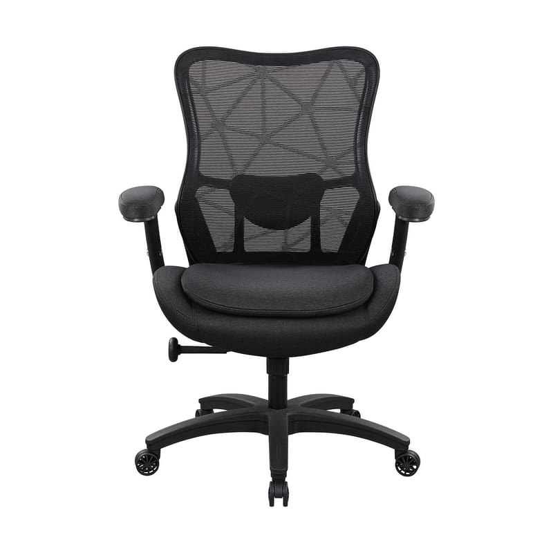 Kontorstol HOME4YOU Demi Sort - sort - Møbler - Stole & lænestole - Kontorstole & skrivebordsstole