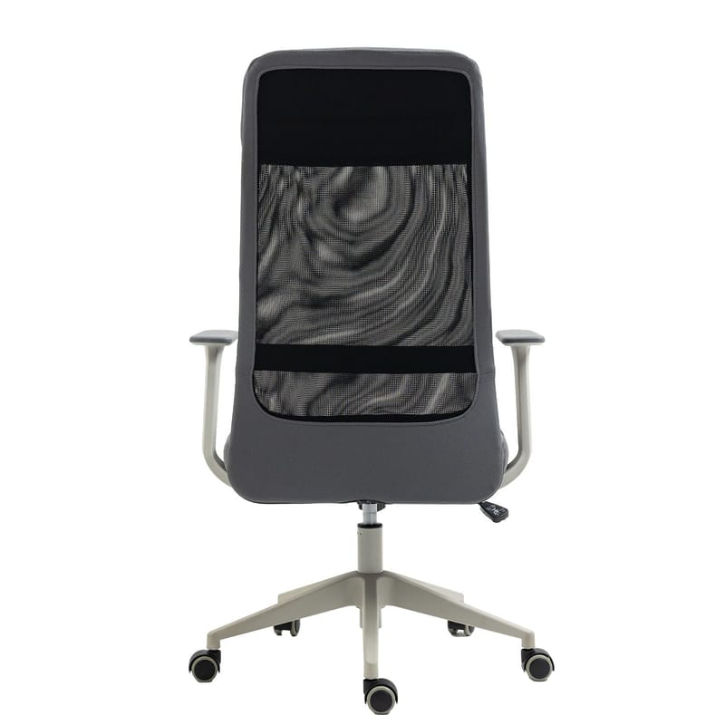 Kontorstol HOME4YOU Elmer grå/sort - Grå / sort - Møbler - Stole & lænestole - Kontorstole & skrivebordsstole