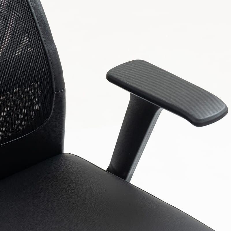 Kontorstol HOME4YOU Elmer sort - Sort - Møbler - Stole & lænestole - Kontorstole & skrivebordsstole