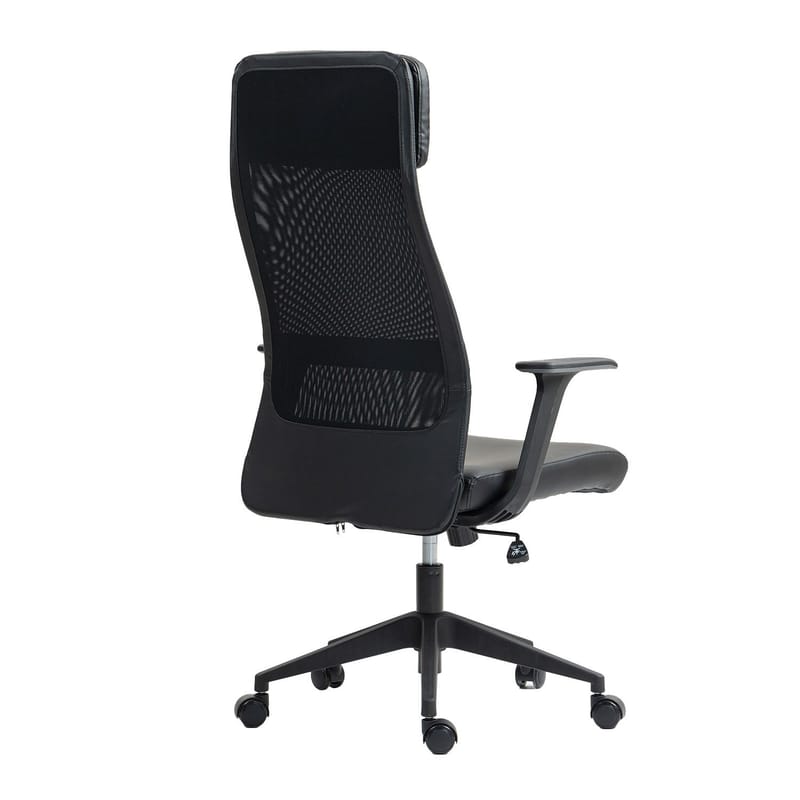 Kontorstol HOME4YOU Elmer sort - Sort - Møbler - Stole & lænestole - Kontorstole & skrivebordsstole