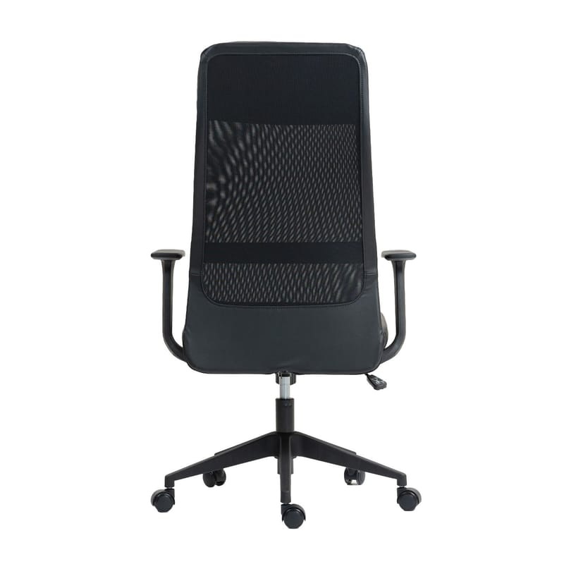 Kontorstol HOME4YOU Elmer sort - Sort - Møbler - Stole & lænestole - Kontorstole & skrivebordsstole