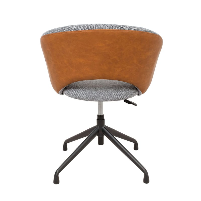 Kontorstol HOME4YOU Karina Uden hjul, beige/lysebrun - beige/lysebrun - Møbler - Stole & lænestole - Kontorstole & skrivebordsstole