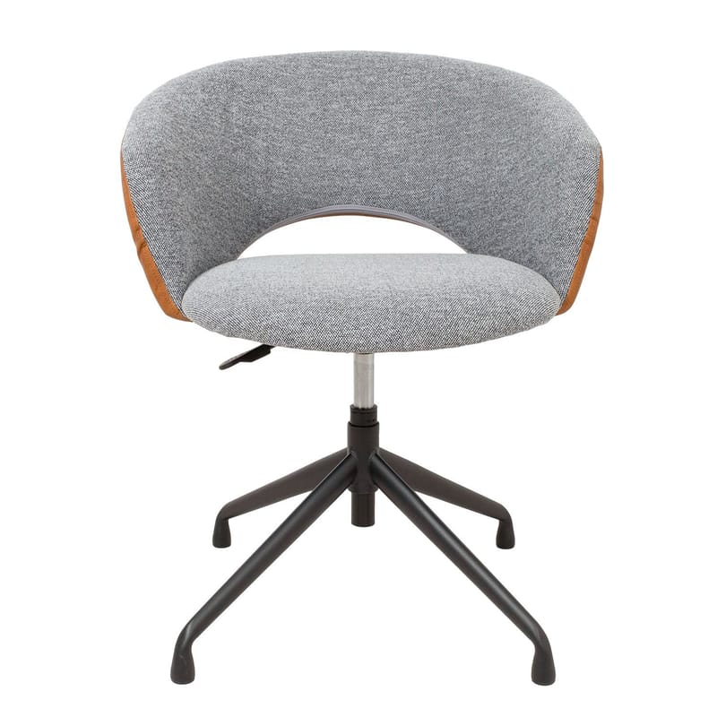 Kontorstol HOME4YOU Karina Uden hjul, beige/lysebrun - beige/lysebrun - Møbler - Stole & lænestole - Kontorstole & skrivebordsstole