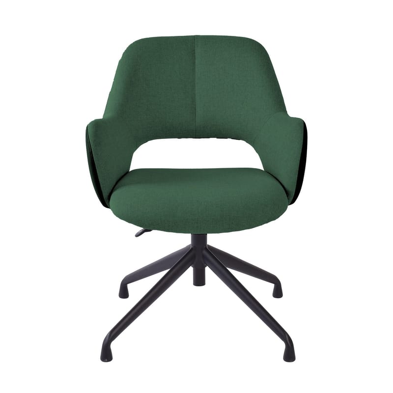 Kontorstol HOME4YOU Keno Uden hjul, grøn/grå - grøn/grå - Møbler - Stole & l ænestole - Kontorstole & skrivebordsstole