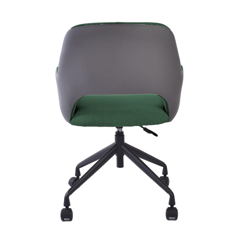 Kontorstol HOME4YOU Keno Uden hjul, grøn/grå - grøn/grå - Møbler - Stole & lænestole - Kontorstole & skrivebordsstole