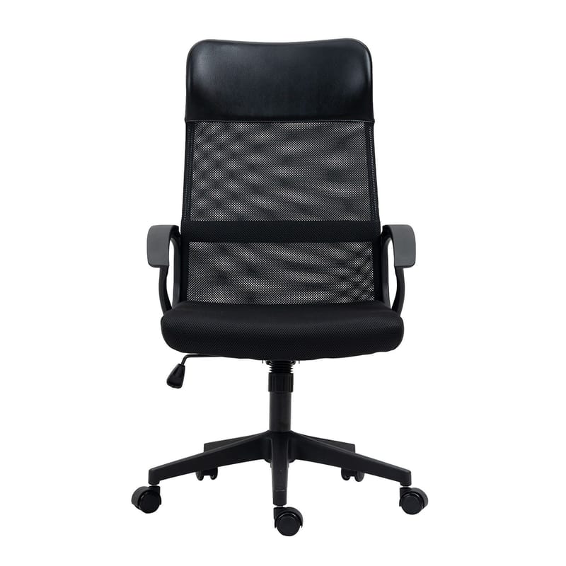 Kontorstol HOME4YOU Linus Sort - Sort - Møbler - Stole & lænestole - Kontorstole & skrivebordsstole