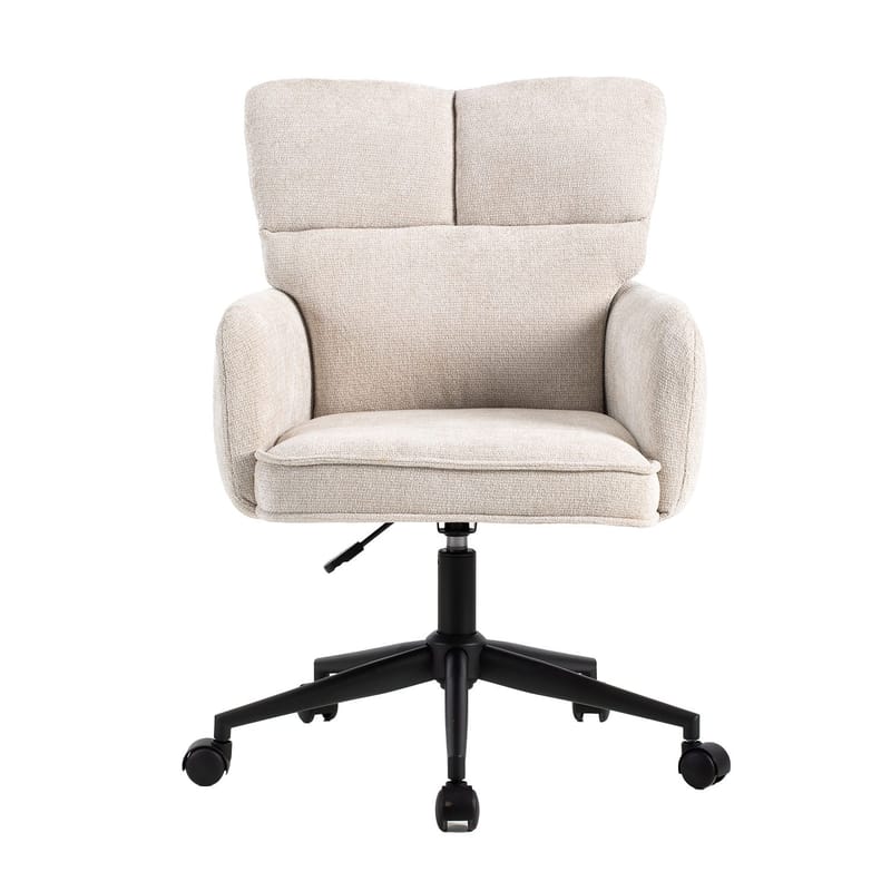 Kontorstol HOME4YOU Lorena Hvid - hvid - Møbler - Stole & lænestole - Kontorstole & skrivebordsstole