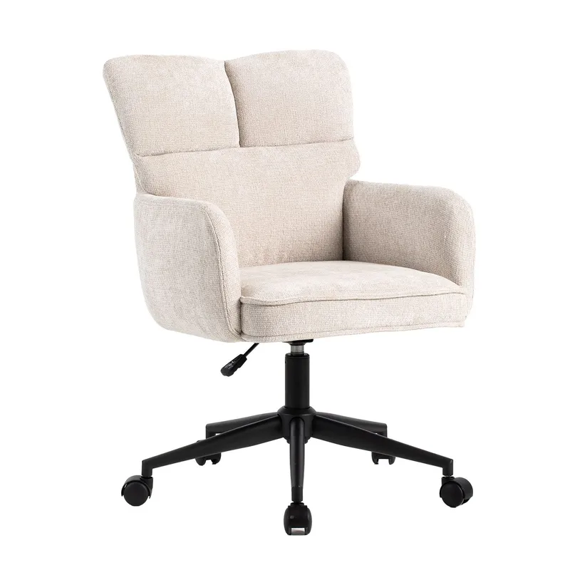 Kontorstol HOME4YOU Lorena Hvid, hvid