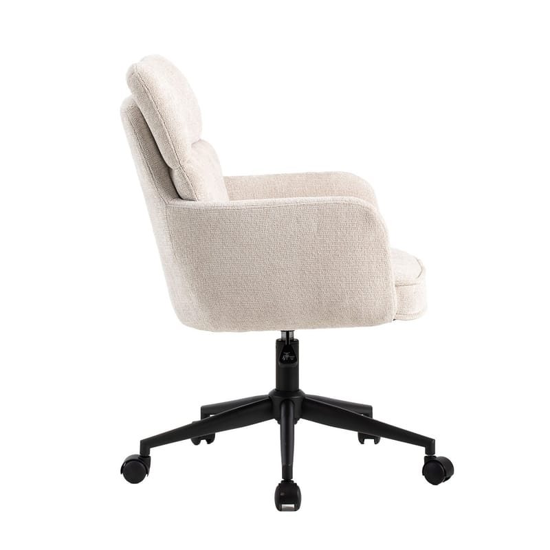 Kontorstol HOME4YOU Lorena Hvid - hvid - Møbler - Stole & lænestole - Kontorstole & skrivebordsstole