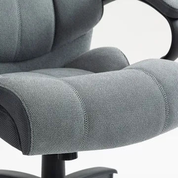 Kontorstol HOME4YOU Malone xxl grå - Grå - Møbler - Stole & lænestole - Kontorstole & skrivebordsstole