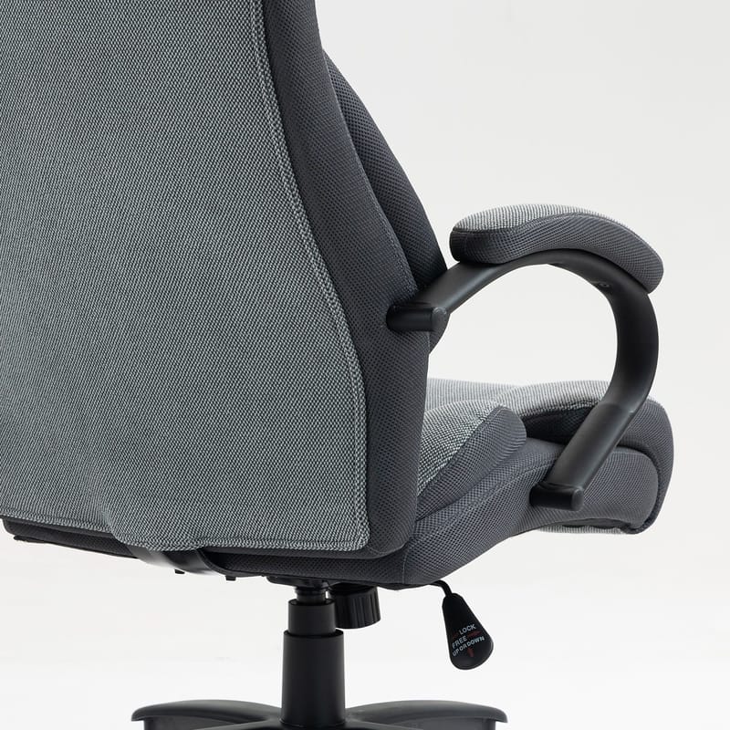 Kontorstol HOME4YOU Malone xxl grå - Grå - Møbler - Stole & lænestole - Kontorstole & skrivebordsstole