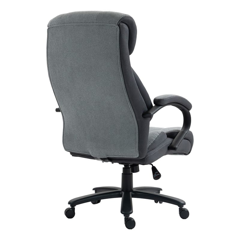 Kontorstol HOME4YOU Malone xxl grå - Grå - Møbler - Stole & lænestole - Kontorstole & skrivebordsstole