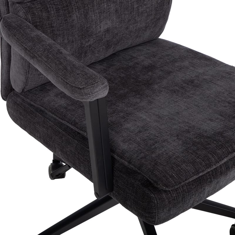 Kontorstol HOME4YOU Remy Mørkegrå - mørkegrå - Møbler - Stole & lænestole - Kontorstole & skrivebordsstole