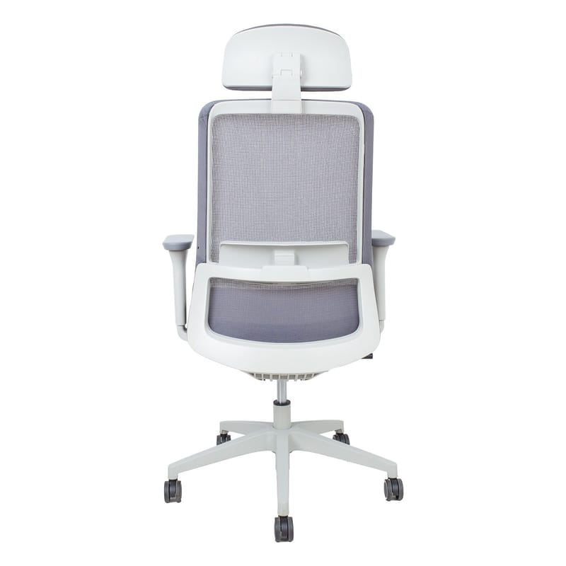 Kontorstol HOME4YOU Santo Gråt meshstof - Grå - Møbler - Stole & lænestole - Kontorstole & skrivebordsstole