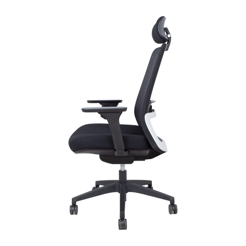 Kontorstol HOME4YOU Santo Sort meshstof - Sort - Møbler - Stole & lænestole - Kontorstole & skrivebordsstole