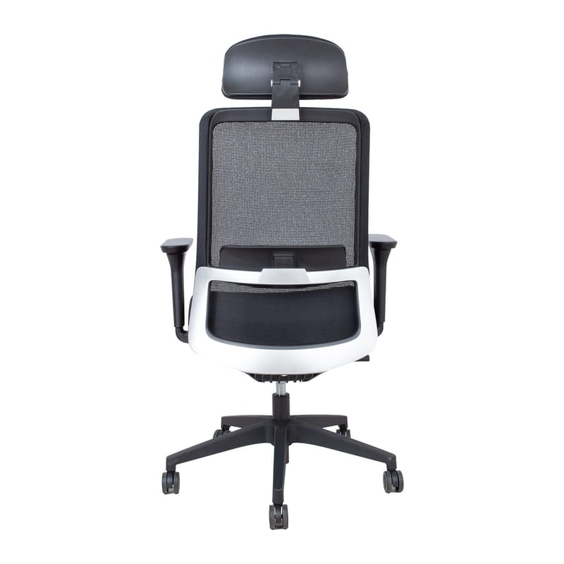 Kontorstol HOME4YOU Santo Sort meshstof - Sort - Møbler - Stole & lænestole - Kontorstole & skrivebordsstole