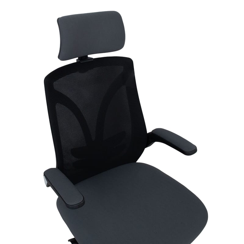 Kontorstol HOME4YOU Tandy Grå/sort - Grå/sort - Møbler - Stole & lænestole - Kontorstole & skrivebordsstole