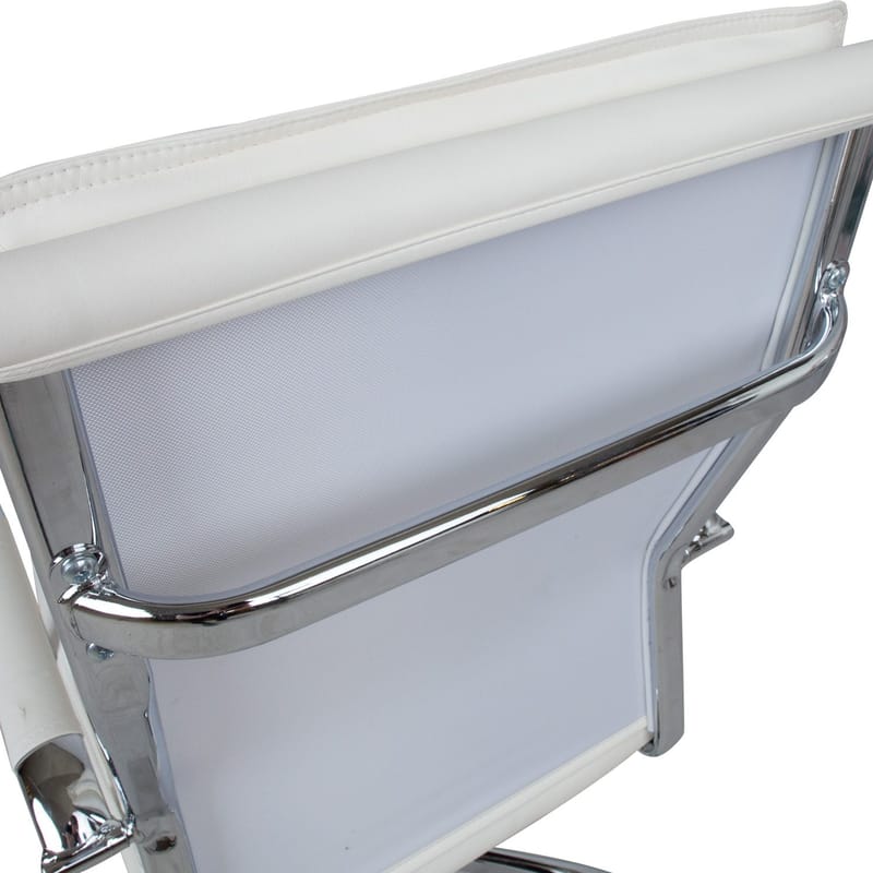 Kontorstol HOME4YOU Ultra 54,5x60x106,5-116,5 cm hvid - hvid - Møbler - Stole & lænestole - Kontorstole & skrivebordsstole