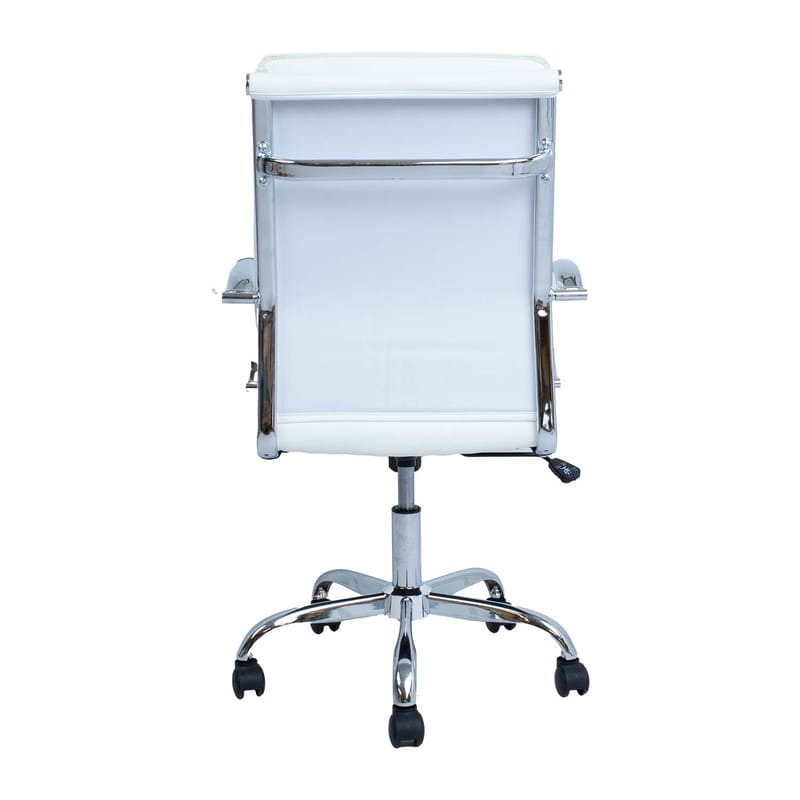 Kontorstol HOME4YOU Ultra 54,5x63x94-104 cm Hvid - hvid - Møbler - Stole & lænestole - Kontorstole & skrivebordsstole