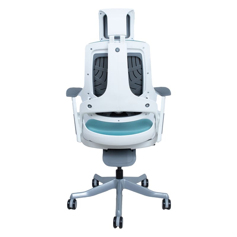 Kontorstol HOME4YOU Wau Blågrøn/ hvid - petroleumsblå/hvid - Møbler - Stole & lænestole - Kontorstole & skrivebordsstole