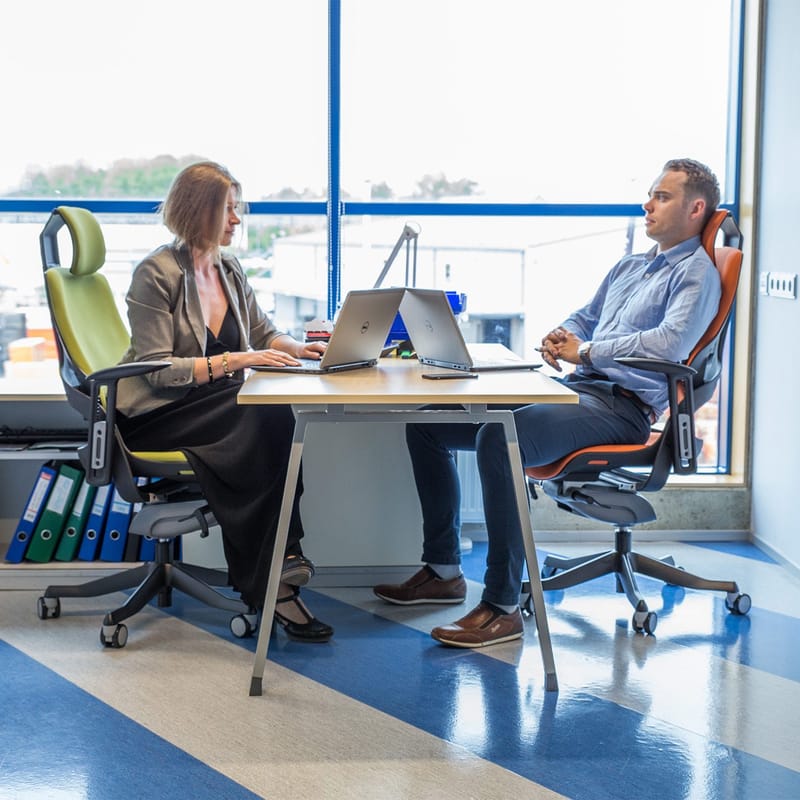 Kontorstol HOME4YOU Wau Olivengrøn - olivengrøn - Møbler - Stole & lænestole - Kontorstole & skrivebordsstole