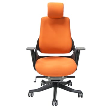 Kontorstol HOME4YOU Wau Orange - orange - Møbler - Stole & lænestole - Kontorstole & skrivebordsstole
