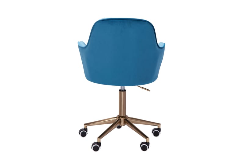 Hubdam kontorstol - Blå / guld - Kontorstole & skrivebordsstole