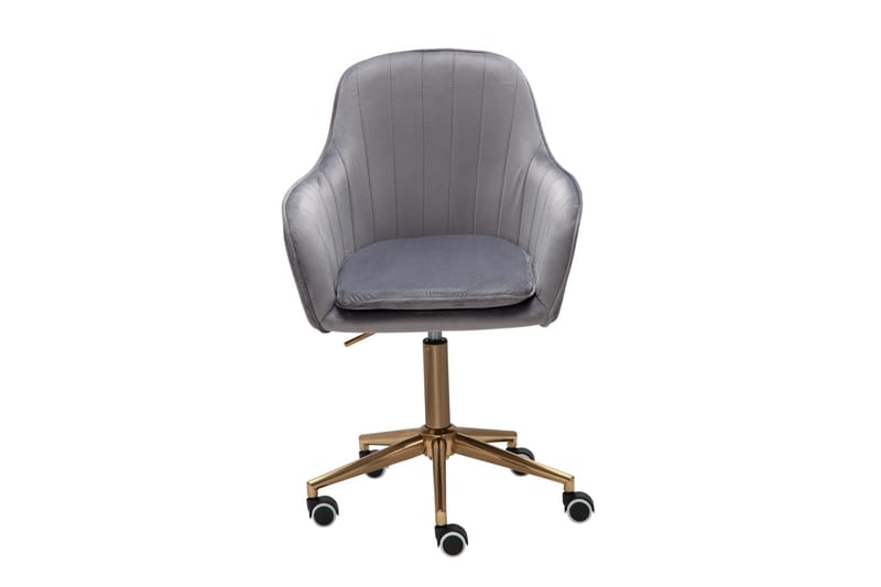 Hubdam kontorstol - Grå / sølv - Møbler - Stole & lænestole - Kontorstole & skrivebordsstole