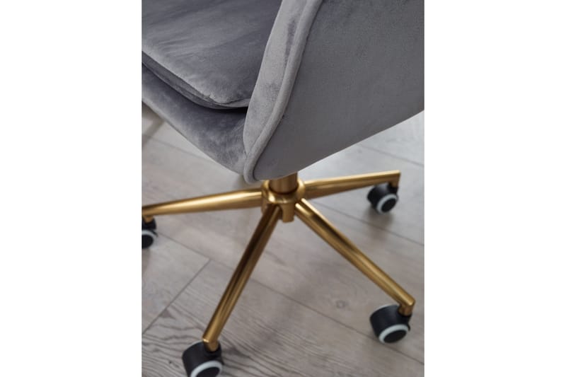 Hubdam kontorstol - Grå / sølv - Møbler - Stole & lænestole - Kontorstole & skrivebordsstole