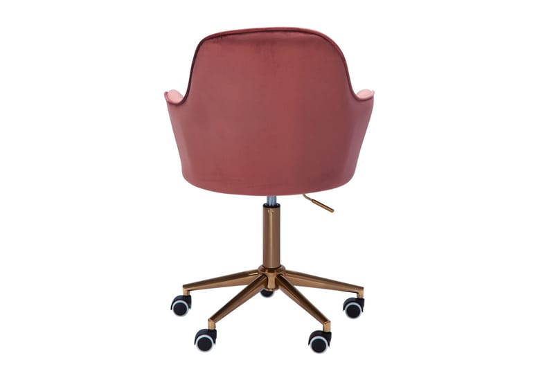 Hubdam kontorstol - Lyserød / guld - Møbler - Stole & lænestole - Kontorstole & skrivebordsstole