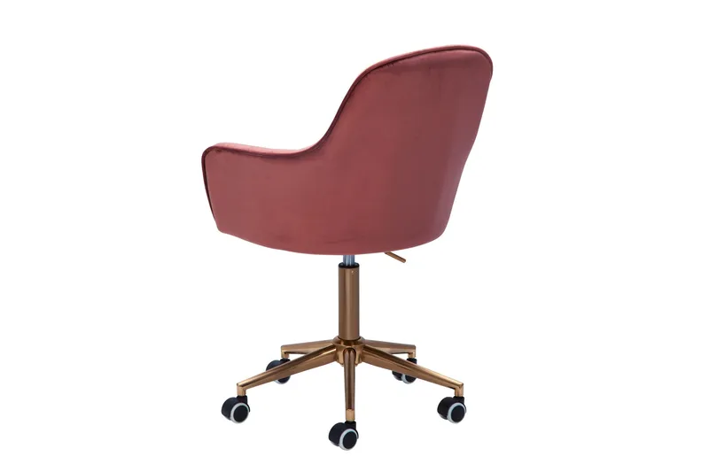 Hubdam kontorstol - Lyserød / guld - Møbler - Stole & lænestole - Kontorstole & skrivebordsstole
