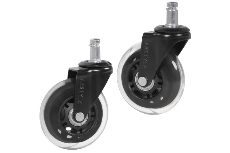 Izic Hjul til kontorstol 5stk - Gennemsigtig - Møbler - Stole & lænestole - Kontorstole & skrivebordsstole