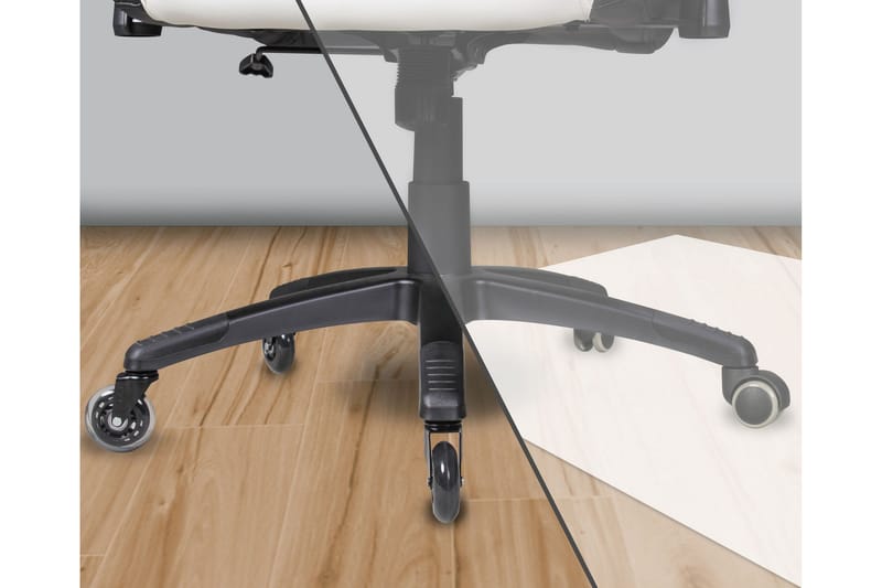 Izic Hjul til kontorstol 5stk - Gennemsigtig - Møbler - Stole & lænestole - Kontorstole & skrivebordsstole