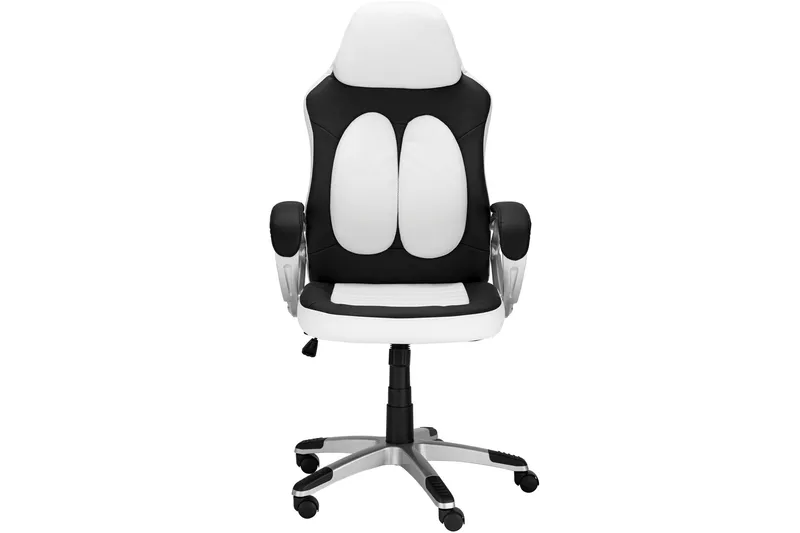 Junpeya Kontorstol Justerbar - Sort/Hvid - Møbler - Stole & lænestole - Kontorstole & skrivebordsstole