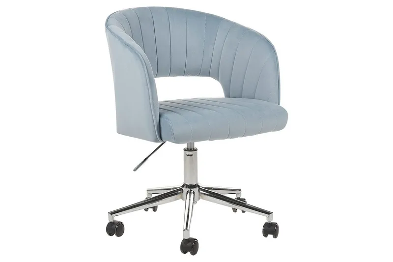 Kontorstol Katonah Blå/sort/sølv, Blå/sort/sølv