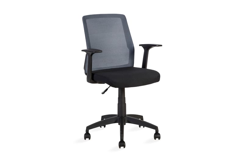 Kontorstol ALPHA 60x55xH875-95cm sort grå - Møbler - Stole & lænestole - Kontorstole & skrivebordsstole