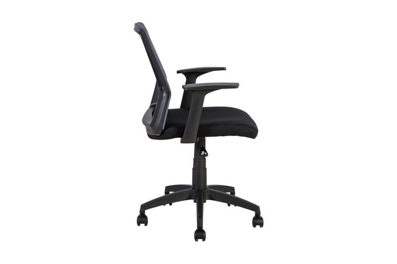 Kontorstol ALPHA 60x55xH875-95cm sort grå - Kontorstole & skrivebordsstole