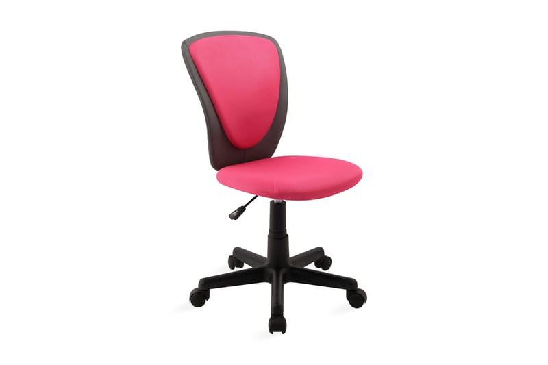 Kontorstol BIANCA 42x51xH82-94 farve: lyserød / Mørkegrå - Kontorstole & skrivebordsstole