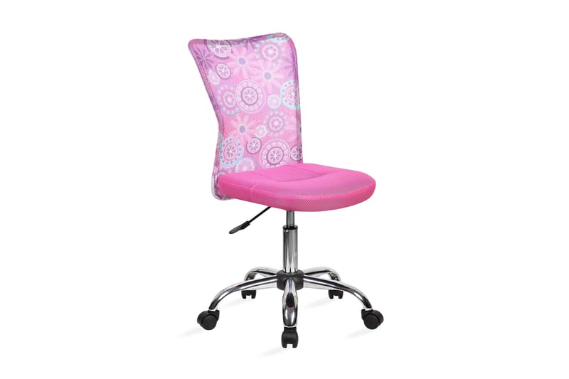 Kontorstol Blossom 40x53xH90-102cm farve: pink - Kontorstole & skrivebordsstole